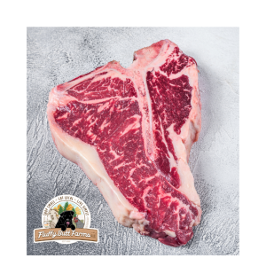 T-bone steak from Irish Dexter