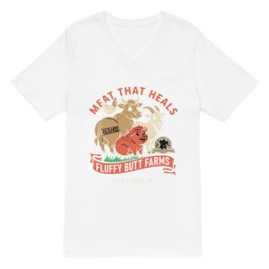 Unisex Short Sleeve V-Neck T-Shirt